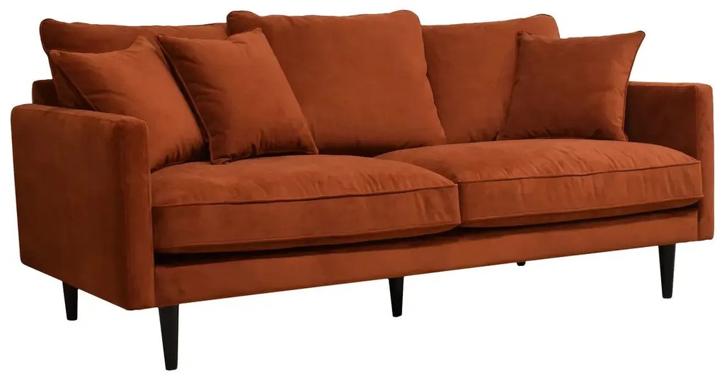 Триместен диван atmosphera Candice, 194x96x85 cm - Графит
