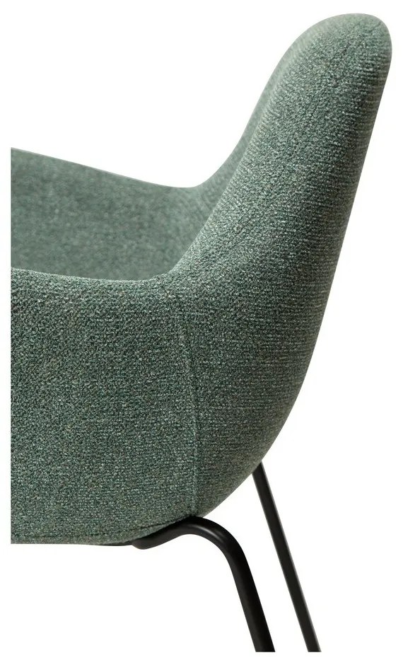 Светлозелен стол от плат букле Zimmer – DAN-FORM Denmark