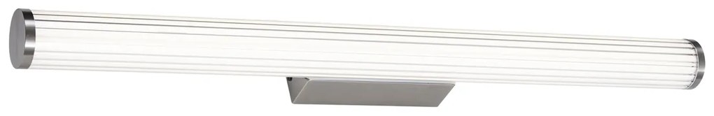 Ретро стенна лампа Gunmetal 80.4cm вкл. LED IP44 - Coco