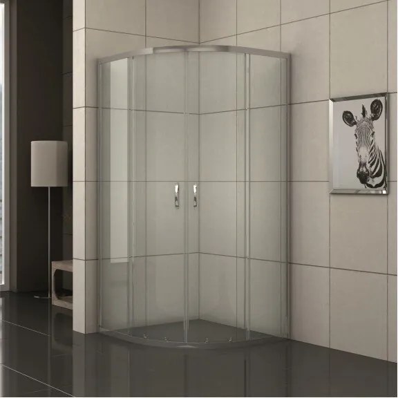 Душ кабина ICS 285TC NEW 80*80 EASY ASSEMBLE, 80х80х180см, 4мм