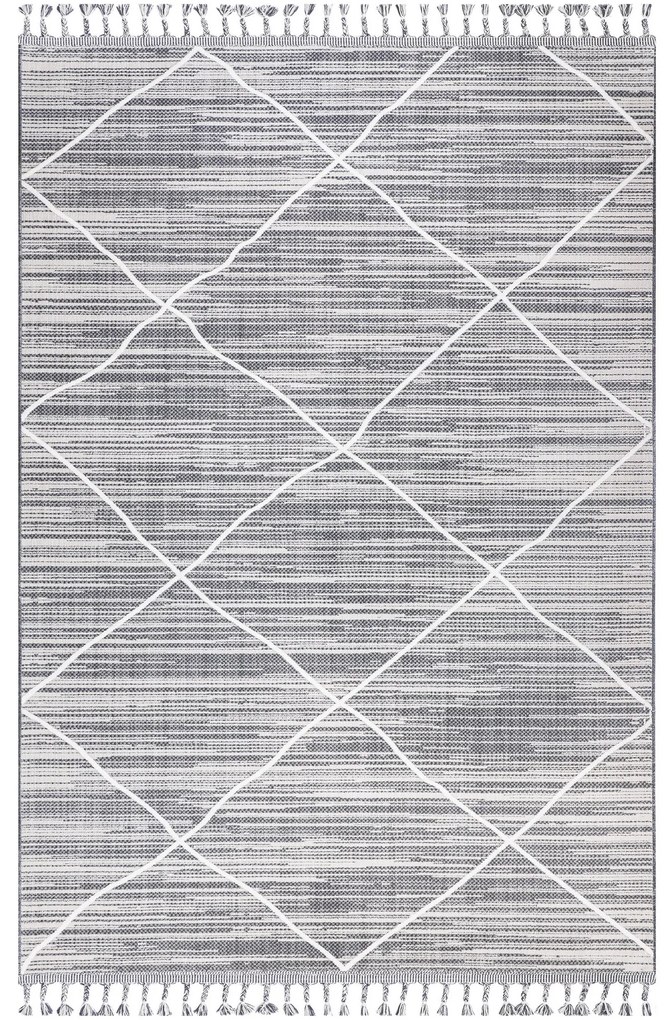 Килим (195 x 290) 75540A - Сиво