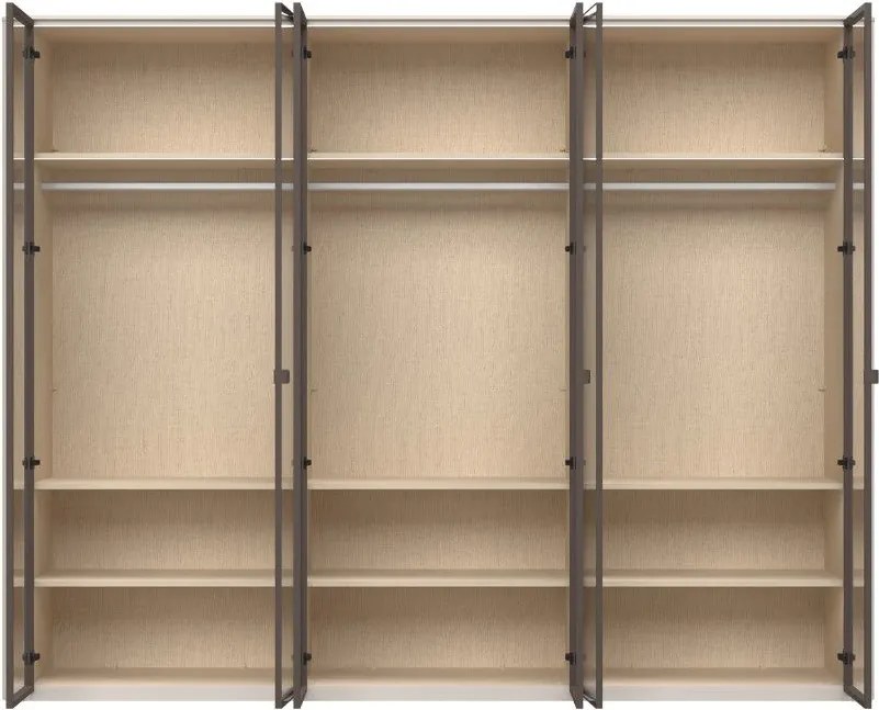 Гардероб Dutchess шесткрил стъкло