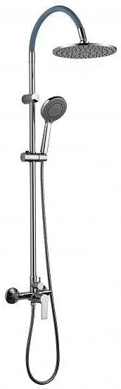 Душ система със смесител, пита, слушалка и шлаух ICT 6544BL, Inter Ceramic