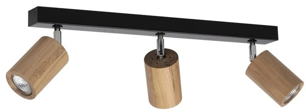 Spot-Light 3913174 - LED таванно точково осветително тяло MATTI 3xGU10/5W/230V дъб