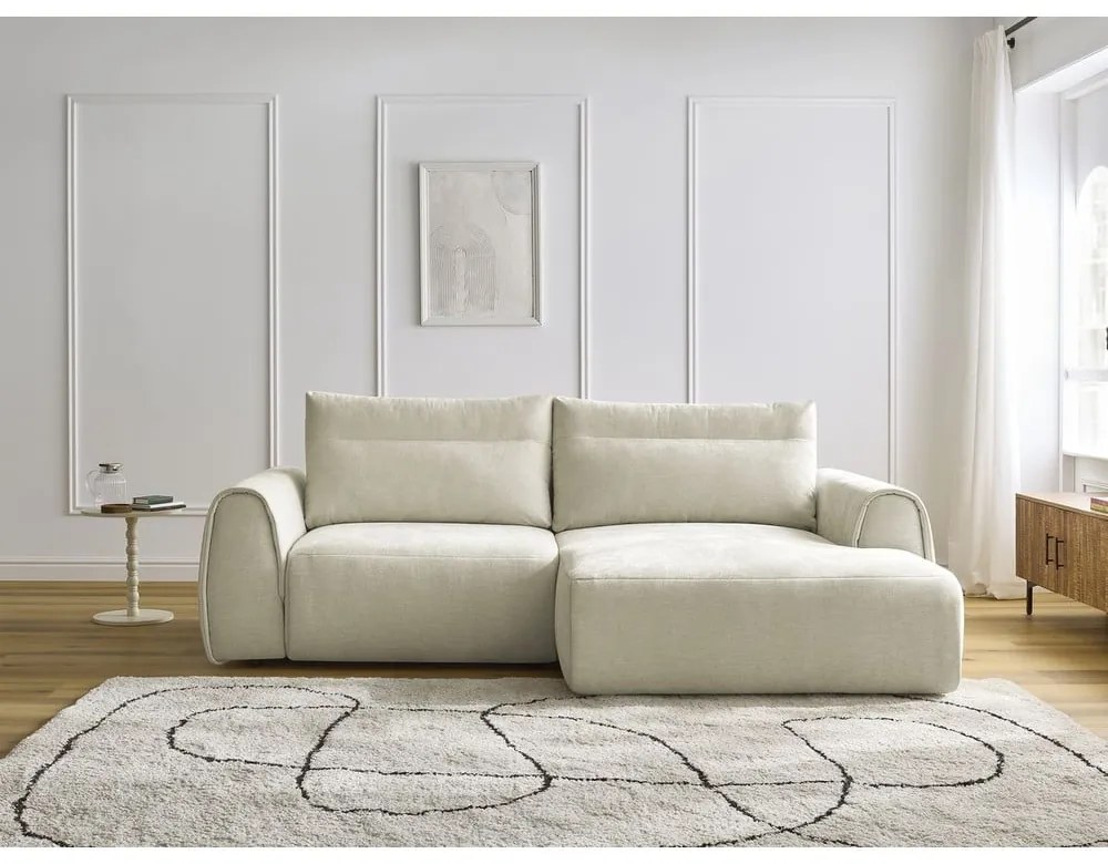 Бежов ъглов диван Aden – Bobochic Paris