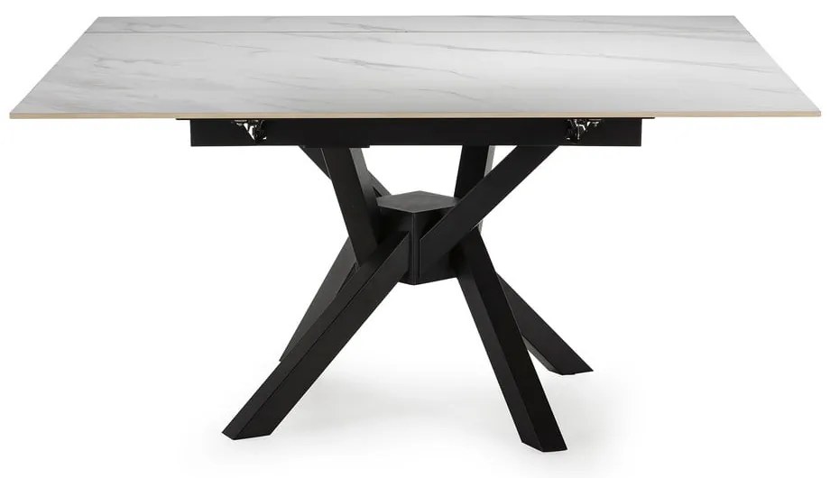 Сгъваема трапезна маса с допълнителна плоча с каменен плот за маса 90x150 cm Arlene – Marckeric