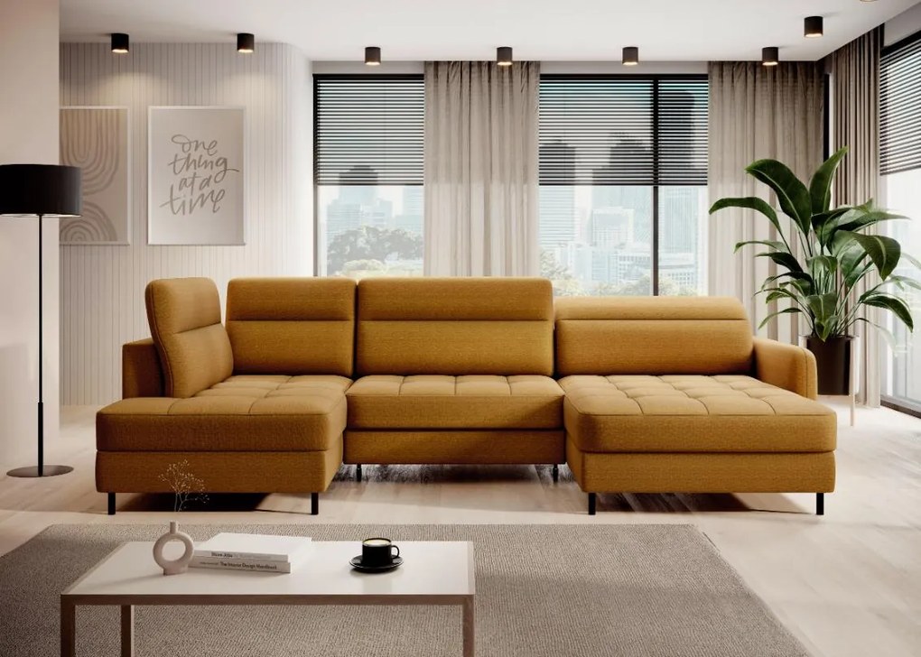 Ъглов диван Tobe-Moustardi-Right