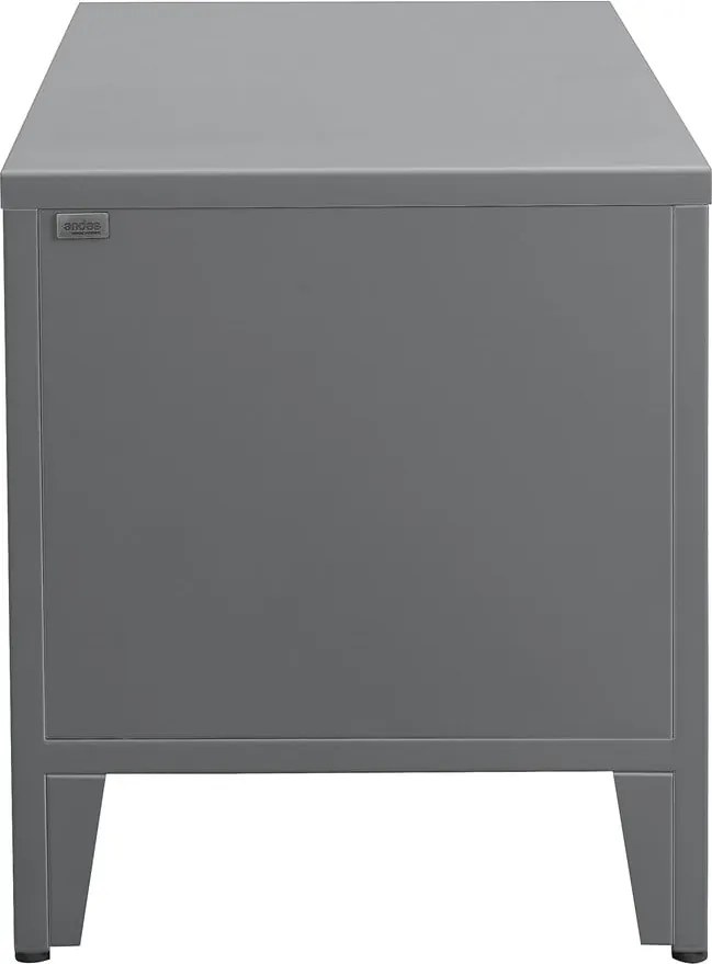 Сива метална стойка за обувки за сядане Salino – Støraa