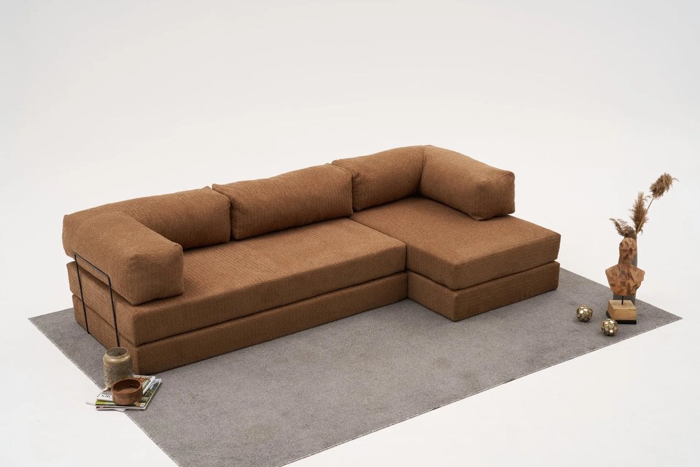 Ъглов диван Comfort, цвят Кафяв
