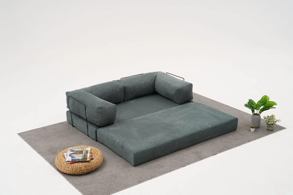 Ъглов диван Comfort Mini, цвят Зелен