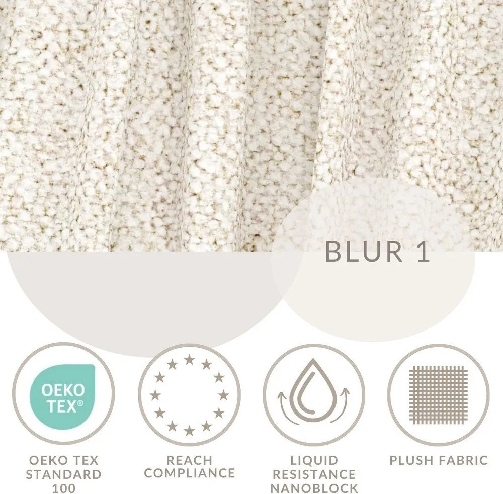 Кремаво двойно легло 180x200 cm тапицирано с място за съхранение с включена подматрачна рамка Maumere – Maison de Rêve