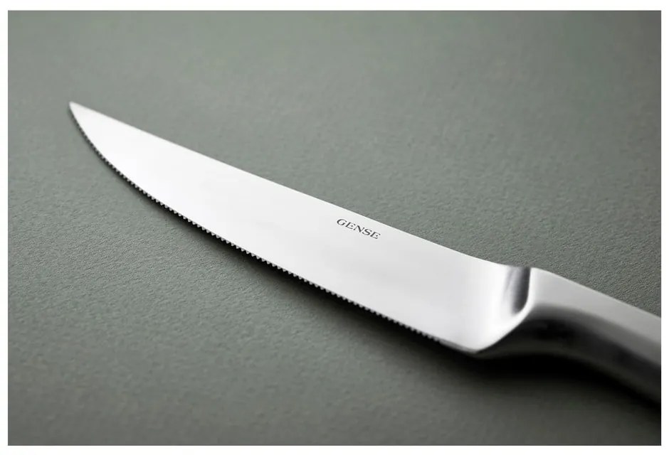 Прибори за хранене от неръждаема стомана в сребрист цвят 4 бр. Norm – Gense