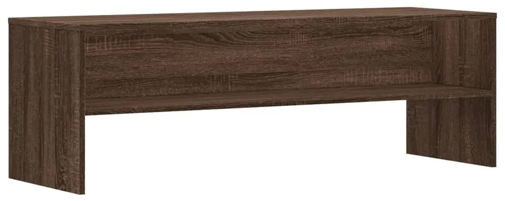 835566 vidaXL ТВ шкаф, кафяв дъб, 120x40x40 см, инженерно дърво