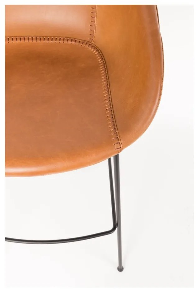 Комплект от 2 кафяви бар столове , височина на седалката 65 cm Feston - Zuiver