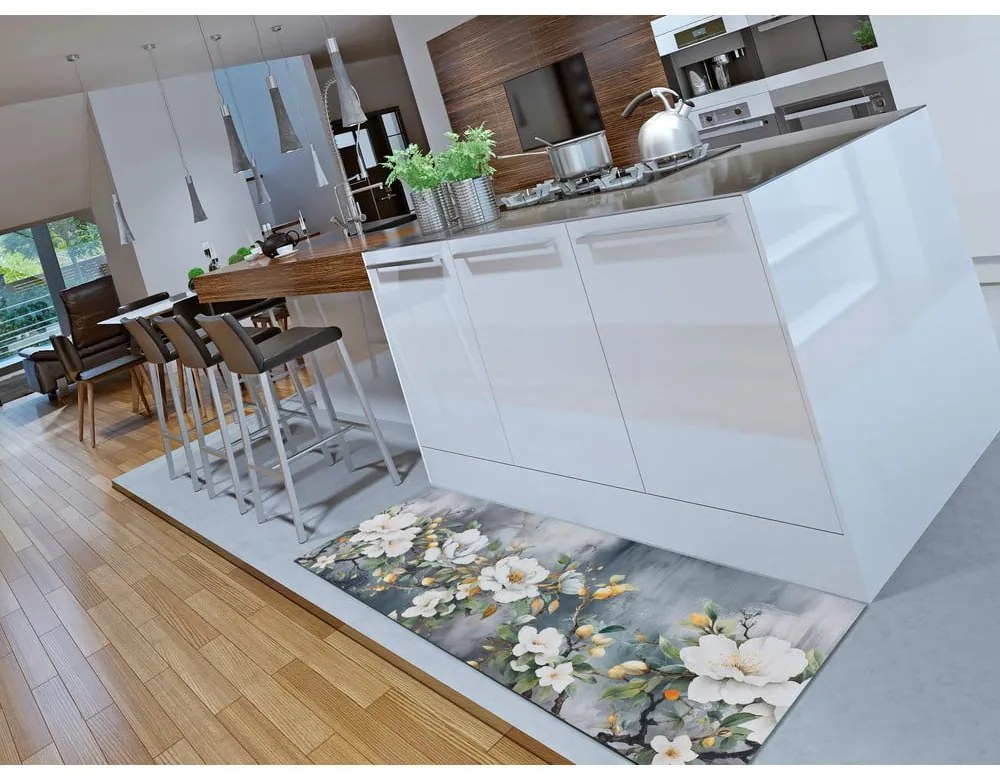 Синя пътека подходяща за пране 52x100 cm Ricci Sara – Universal