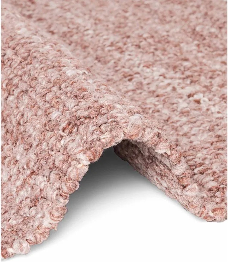 Сиво-розова ръчно изработена пътека от букле 80x200 cm Notting Hill Portobello – Ted Baker