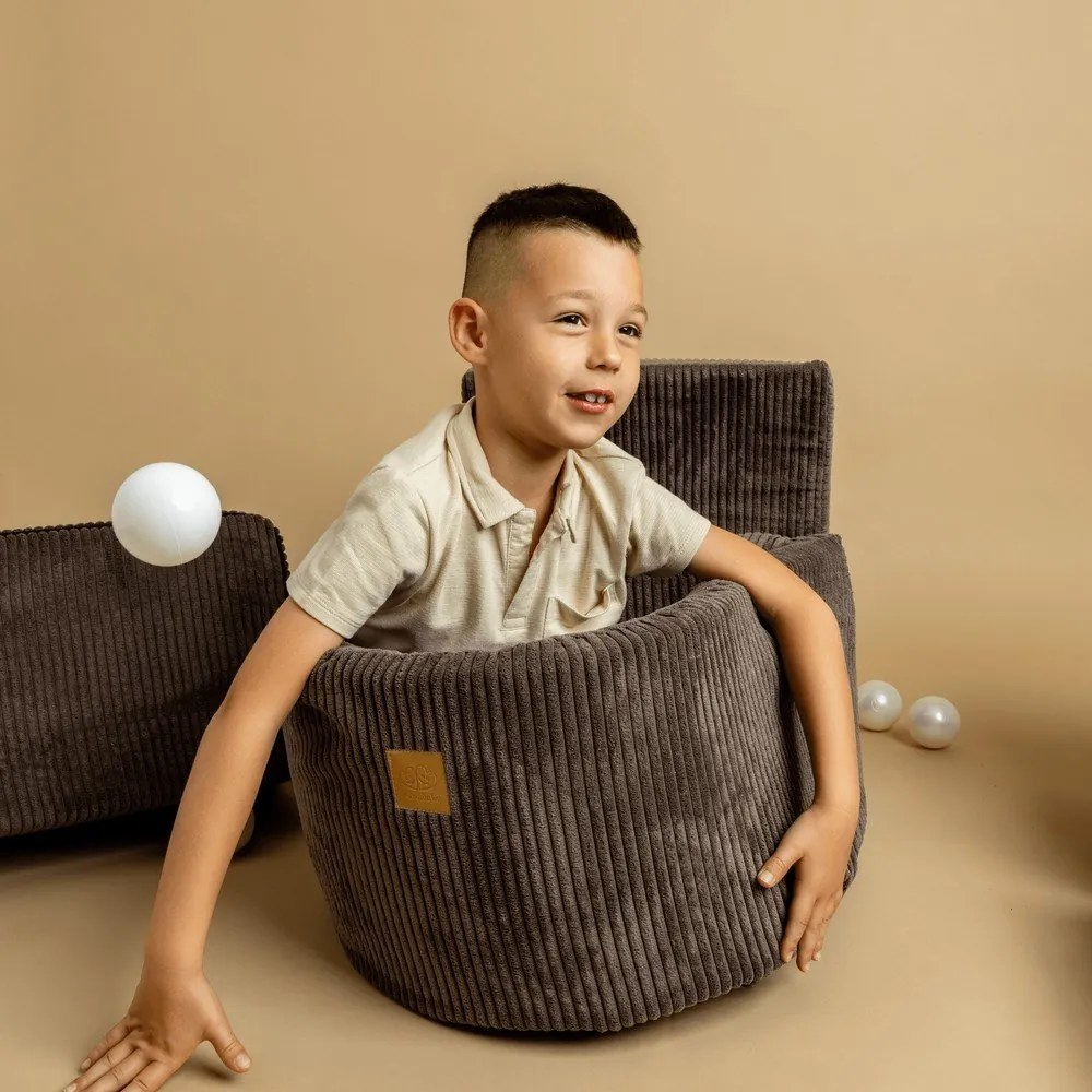 Тюркоазена велурена катерушка от пяна 250x45x30 cm Montessori – Meowbaby