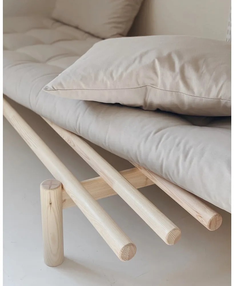 Кафяво-бежов диван 200 cm Pace - Karup Design