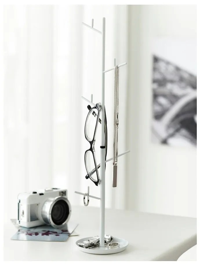 Бяла стойка за бижута Branch - YAMAZAKI