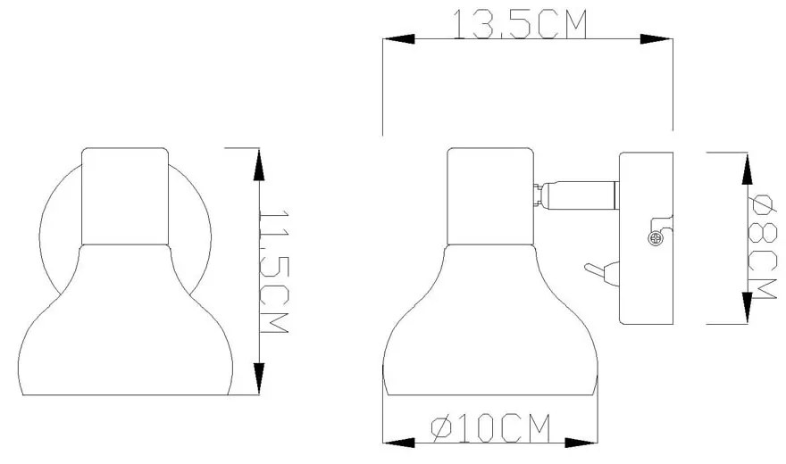 СПОТ 1X40W E14