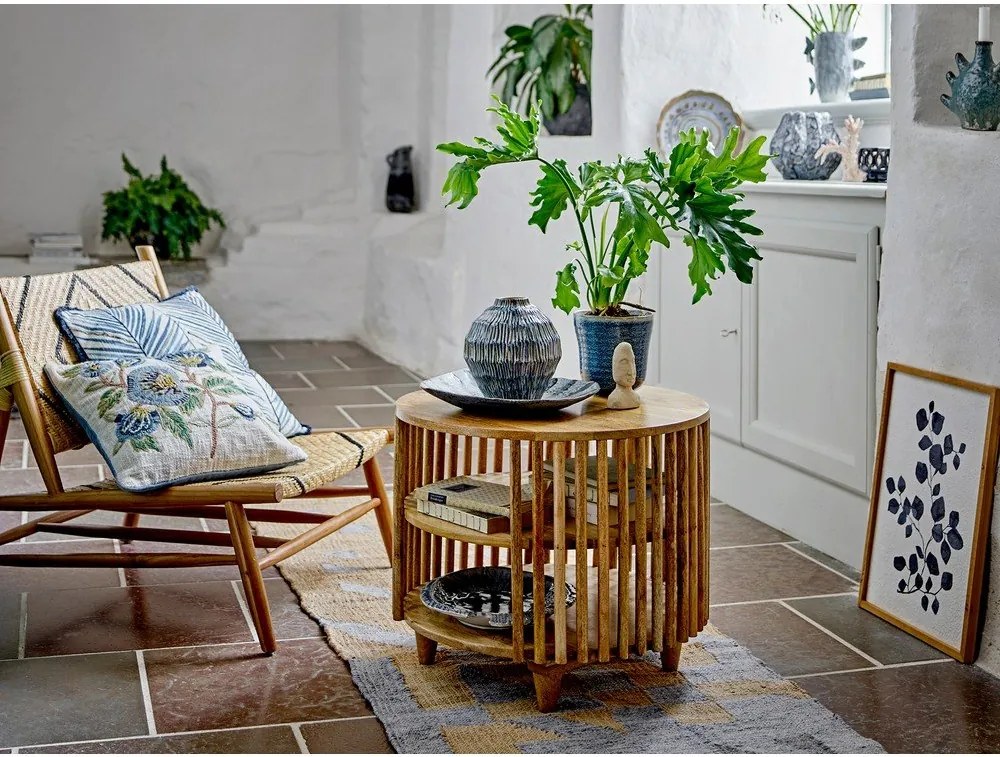 Кръгла масичка за кафе от масивно манго в естествен цвят ø 60 cm Sali – Bloomingville