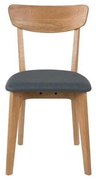 Сиви/в естествен цвят тапицирани трапезни столове в комплект 2 бр. Taxi – Actona