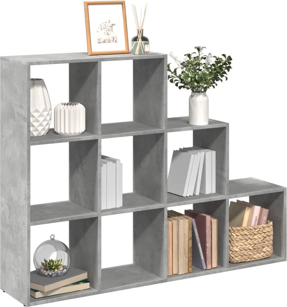 857979 vidaXL Разделител за стая / библиотека 3 нива 137,5x29x103,5 см