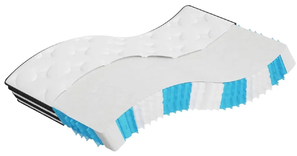 372917 vidaXL Матрак покет пружини, Medium, 120x200 см