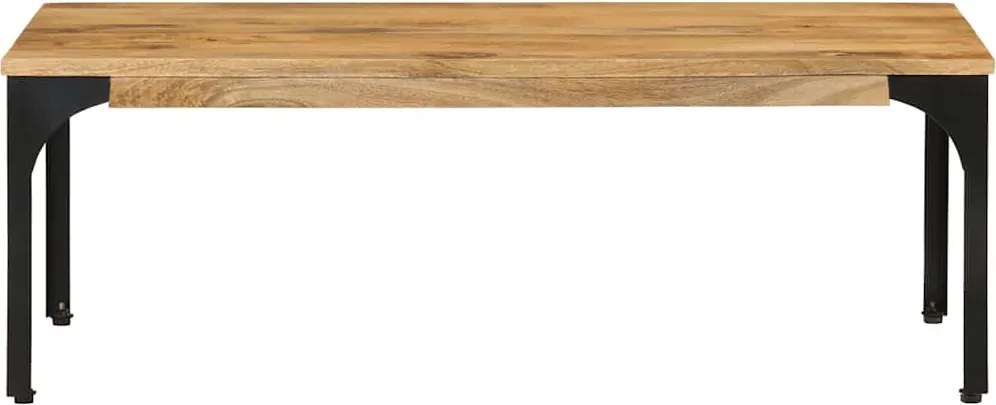 352018 vidaXL Маса за кафе, 100x55x35 см, мангово дърво масив