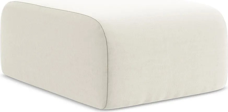 Бежова кадифена табуретка Lani – Makamii