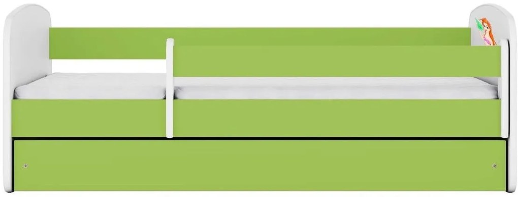 Детско легло Babydreams Cartoon-Prasino-160 x 80-Mermaid