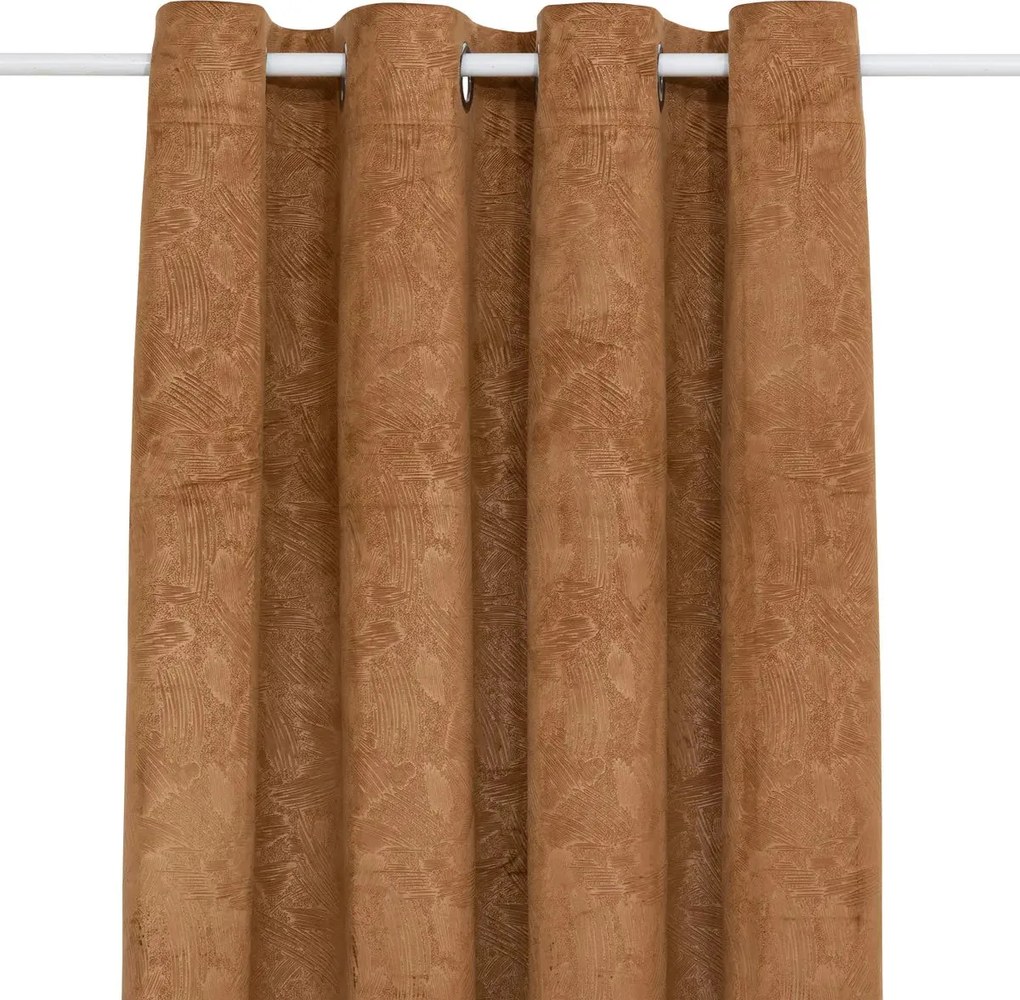 Блекаут завеса atmosphera Fujo, Кадифе, 135x260 cm - Канела