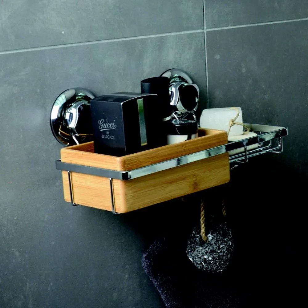 Бамбукова кошница за стена със сапун Spa - Compactor