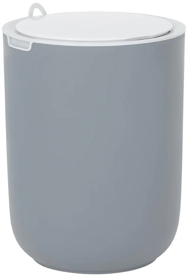 Светлосиво кошче за отпадъци Sensoric, 8 л - Addis
