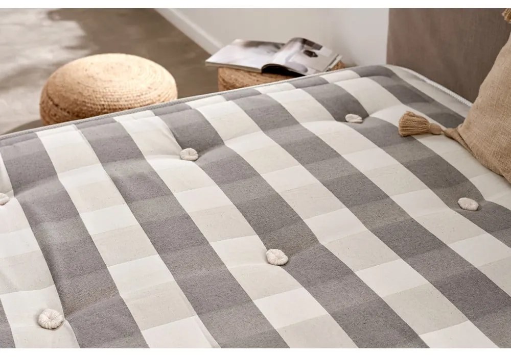 Средно твърд с пружини терморегулиращ матрак 180x200 cm Grand Spring Nature – Moonia