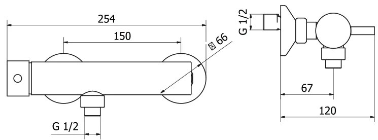 Душ кран със скоба за душ TEOREMA NEW JABIL