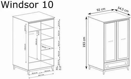 Гардероб WINDSOR W-10