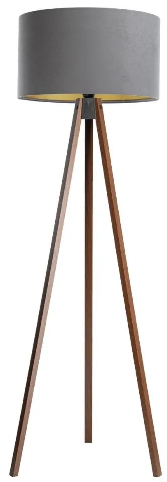 Подова лампа STANDART 1xE27/60W/230V сива/венге