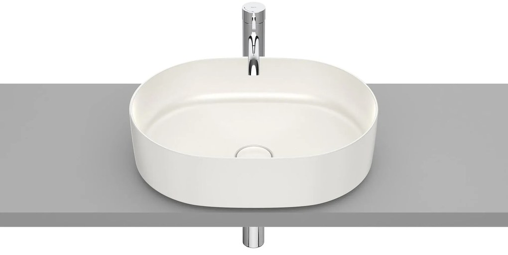 Мивка за баня A327520650, монтаж върху плот, бежов, 50x37x14см