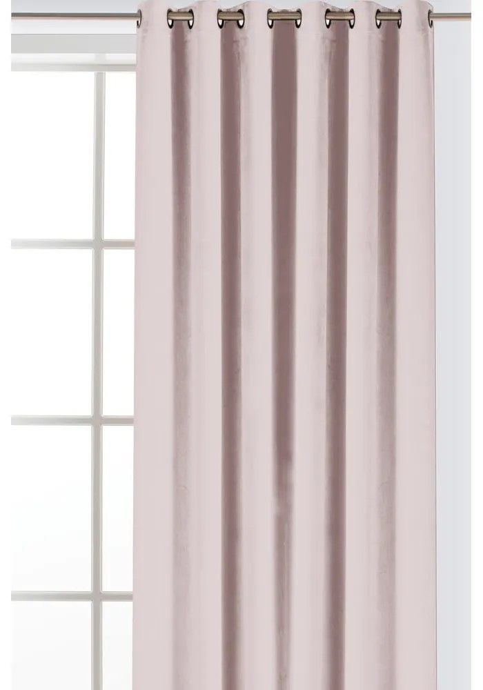 Светлорозова затъмняваща завеса 140x300 cm Velto – Filumi