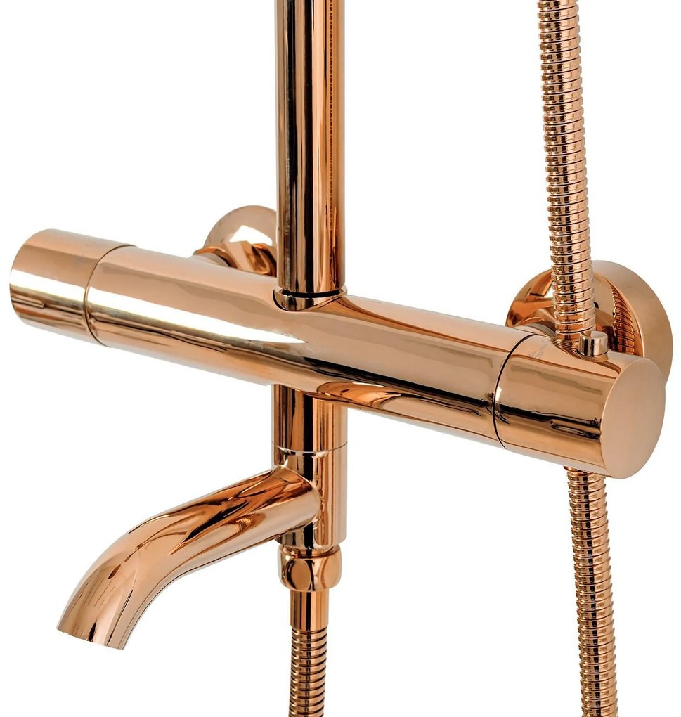 Комплект за душ с термостат Rea Lungo Copper