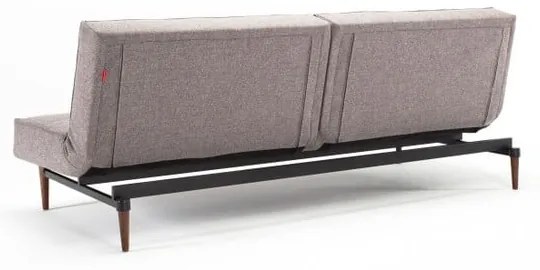 Сив диван-легло с дървена основа Innovation Splitback Mixed Dance Grey
