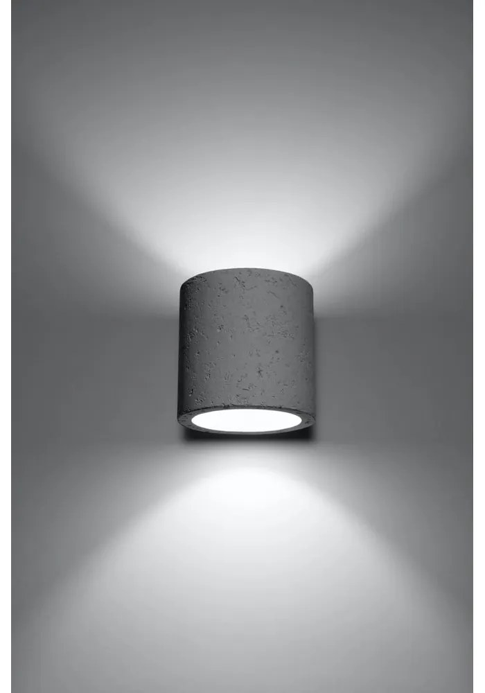 Бетонна стенна лампа Roda - Sollux
