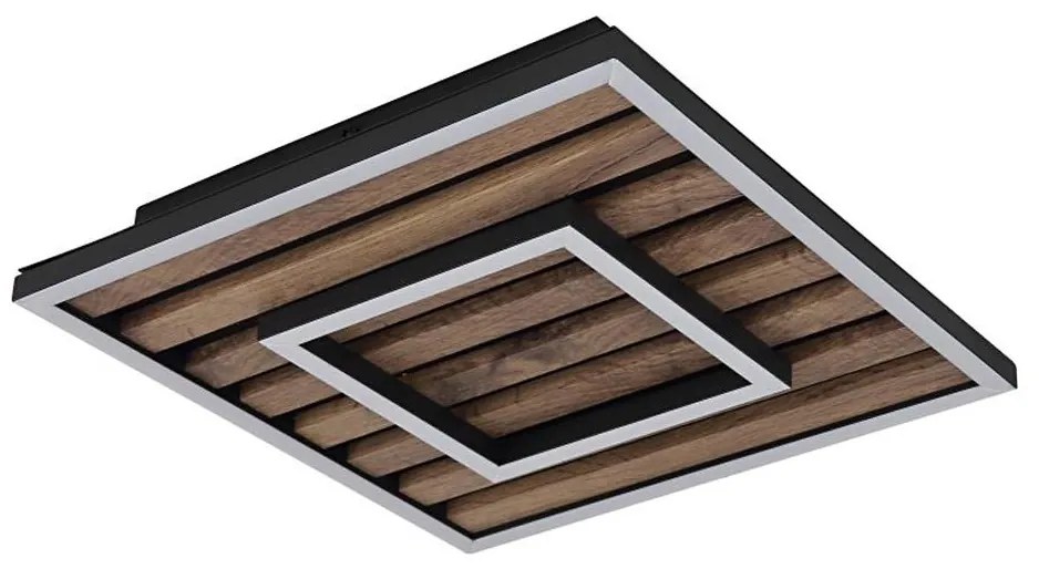 Globo 67345D - LED таванно осветително тяло WOODY LED/18W/230V 3000K 30x30 cm