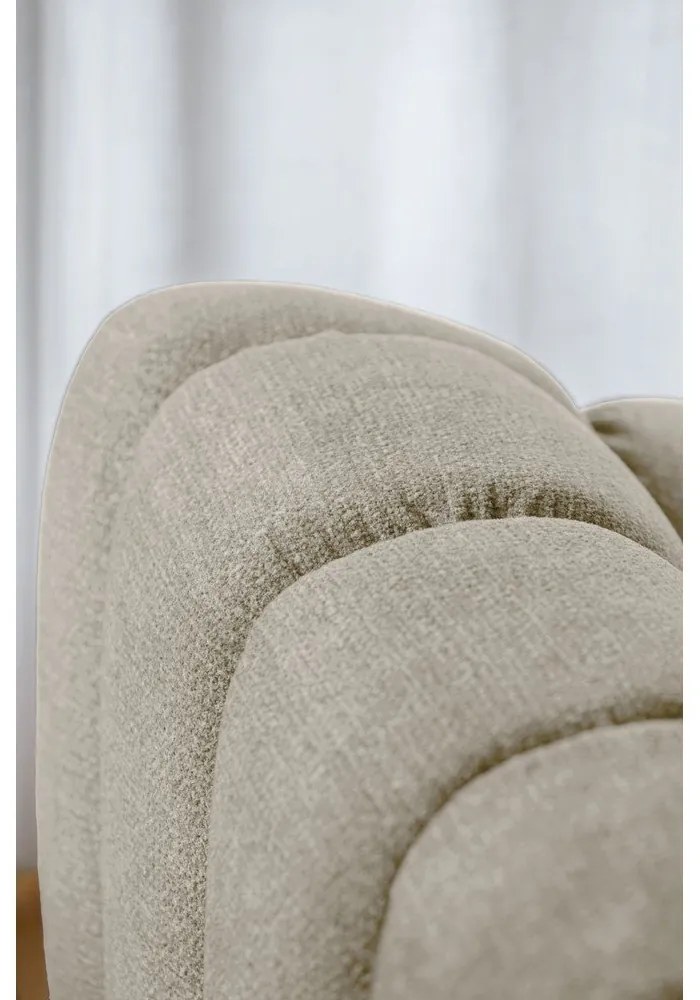 Бежов ъглов диван (десен ъгъл) Shell – Miuform