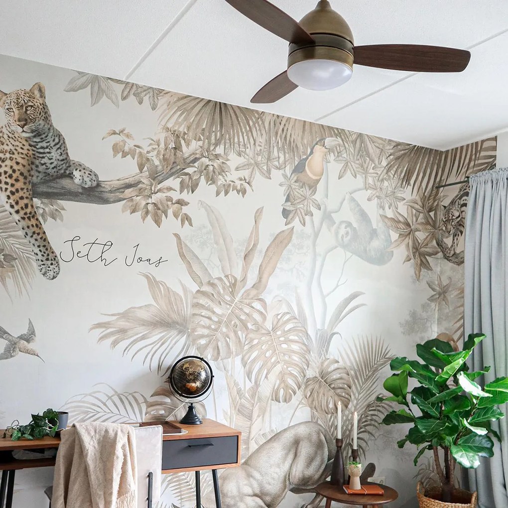 Вентилатор за таван бронз 96 см с дистанционно управление - Rotar