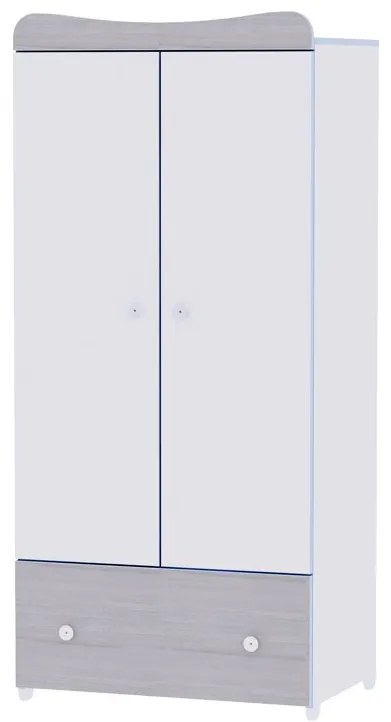 Lorelli Classic  -  ГАРДЕРОБ EXCLUSIVE БЯЛО/СИН БРЯСТ