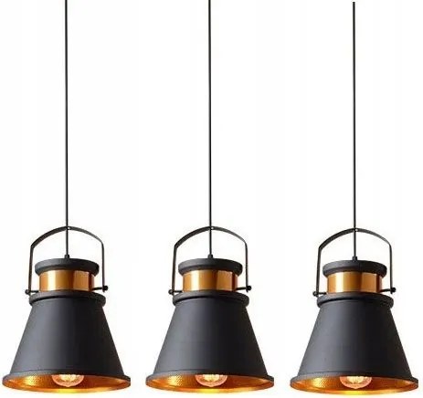 Лампа ASTI AAA APP176-3CP Black/Gold