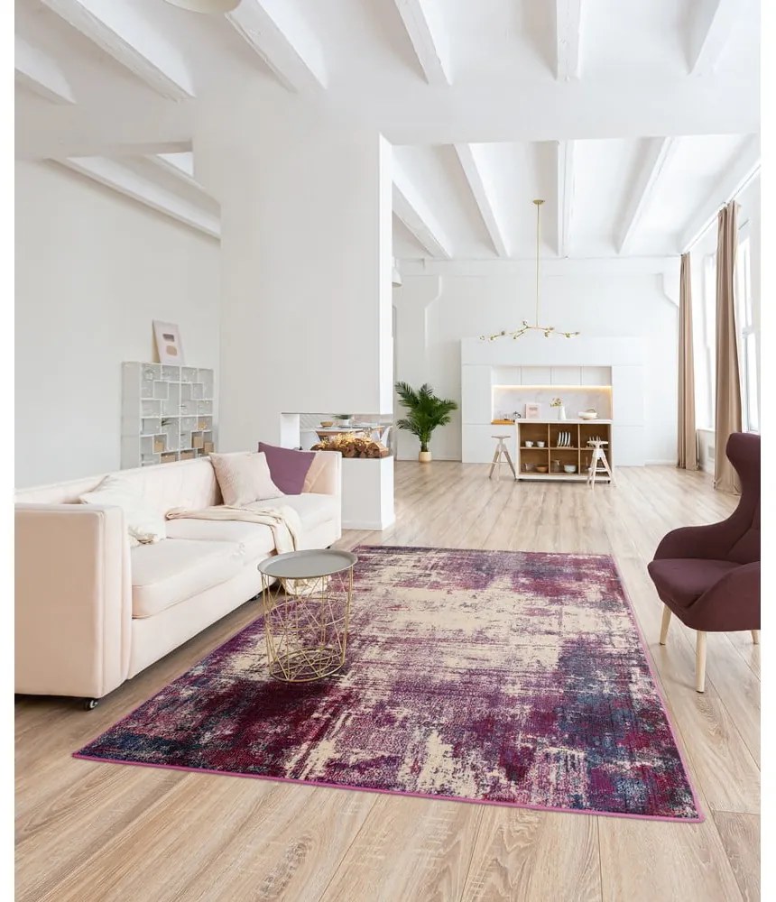 Лилав килим 200x300 cm Colores cloud – Asiatic Carpets