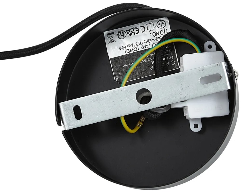 Скандинавска висяща лампа кафява 45 см - Lina Natural